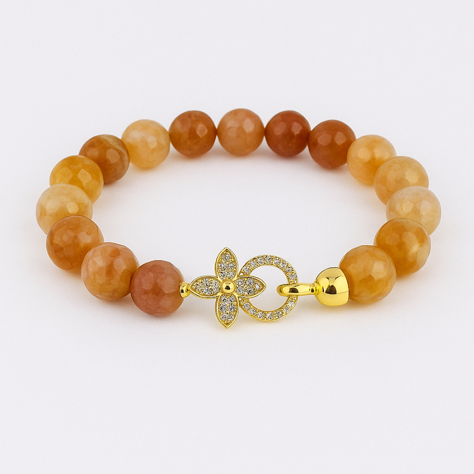 Sun Nectar Agate Bracelet